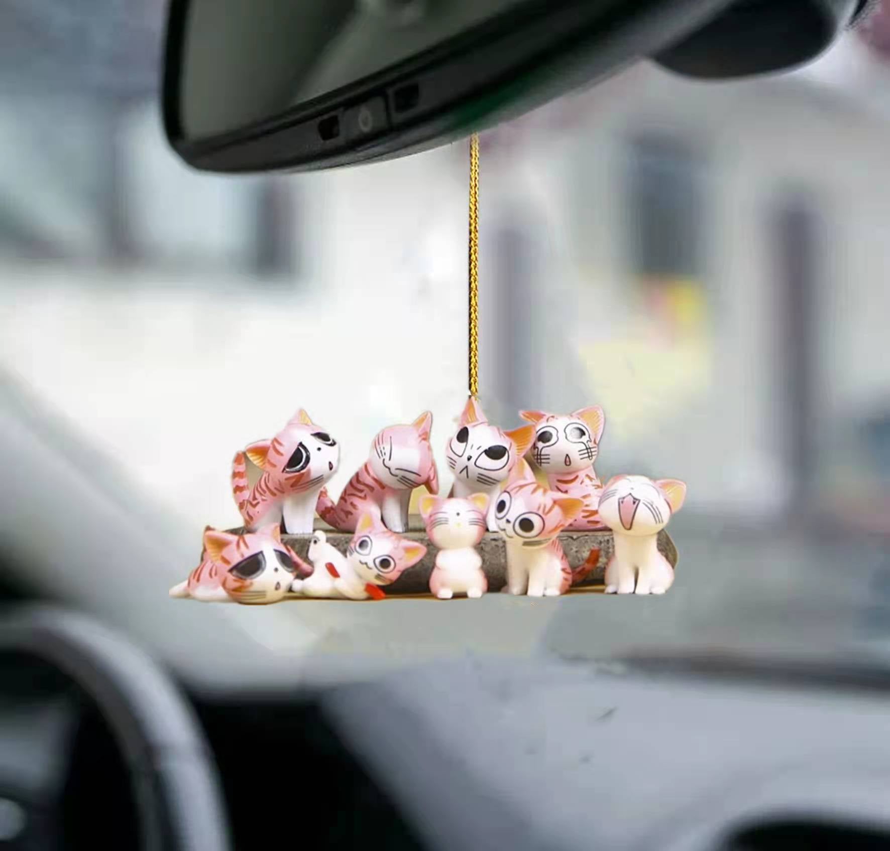 Colgante de espejo de coche de perro acrílico al por mayor